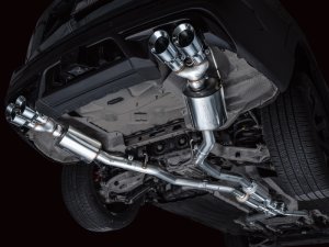 Ford Explorer ST Performance Exhaust - AWE Tuning - Touring Edition, Cat-Back, Quad Tips, 180 Technology - Chrome Silver - `20-`27 Ford Explorer ST Performance Exhaust - AWE Tuning - Touring Edition, Cat-Back, Quad Tips, 180 Technology - Chrome Silver - `20-`27